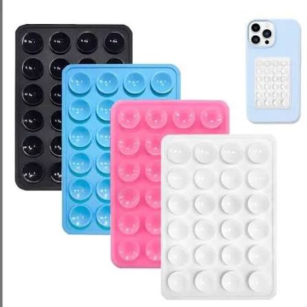 Silicone Suction Pad Phone Holder – Universal Anti-Slip Sticky Mount for Smartphones | Hands-Free Car & Desk Stand